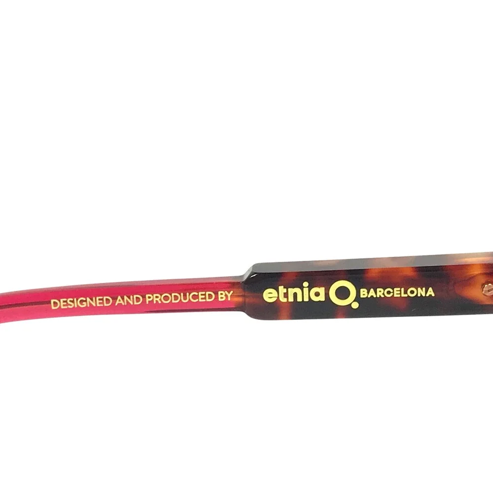 Etnia Barcelona Eyeglasses Frames CHROMA N39 HVRD Havana Red Brown 52-18-140